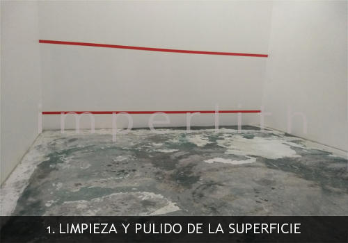 Limpieza y pulido Aplicación de piso epóxico